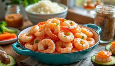 découvrez notre recette rapide et savoureuse de bol de crevettes, parfaite pour les soirs de semaine chargés. un plat équilibré et gourmand prêt en un rien de temps !