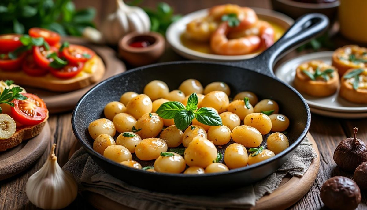 découvrez comment une seule poêle peut transformer vos repas avec une explosion de saveurs à l'ail, pour des plats simples et délicieux.
