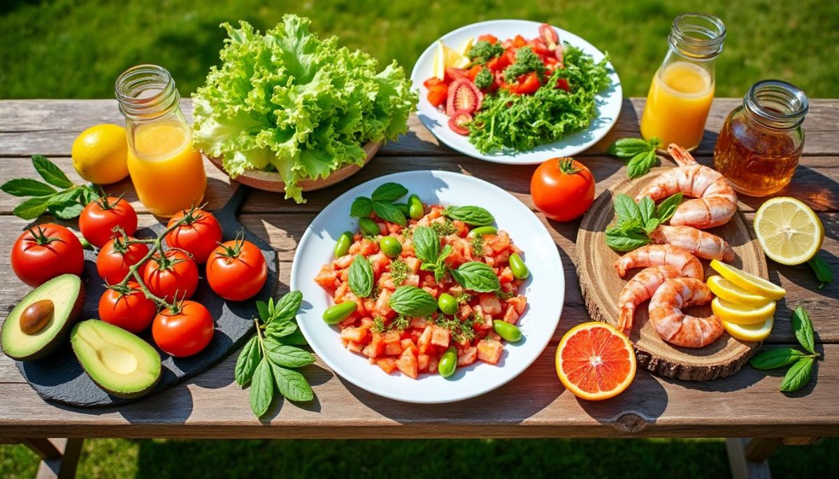 découvrez 5 recettes d'été rapides, prêtes en 20 minutes, sans jamais allumer le four. parfait pour des repas frais et simples lors des journées chaudes !
