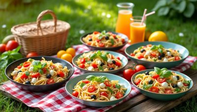 découvrez 5 recettes savoureuses de salade de pâtes à tester cet été pour apporter fraîcheur et variété à vos pique-niques estivaux.