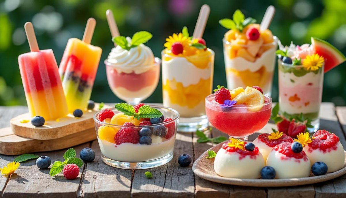 découvrez 7 desserts d'été ultra rafraîchissants pour sublimer la fin de vos repas estivaux avec fraîcheur et gourmandise.