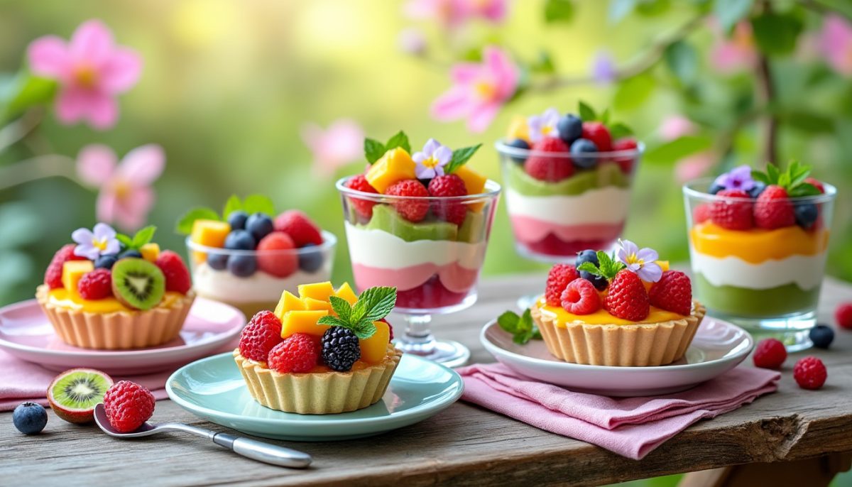 découvrez 7 desserts printaniers légers et fruités pour célébrer le retour des beaux jours avec fraîcheur et gourmandise.