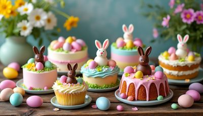 découvrez 7 recettes de gâteaux de pâques faciles à réaliser qui impressionneront toute votre famille cette année. des desserts délicieux et simples pour célébrer en beauté.