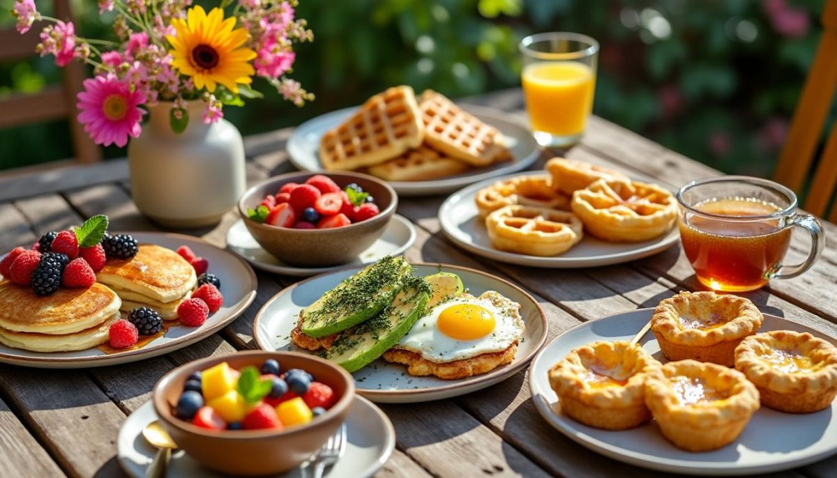 découvrez 7 idées de repas brunch faciles et délicieux pour épater vos invités le dimanche matin sans stress. des recettes simples pour un moment convivial réussi !