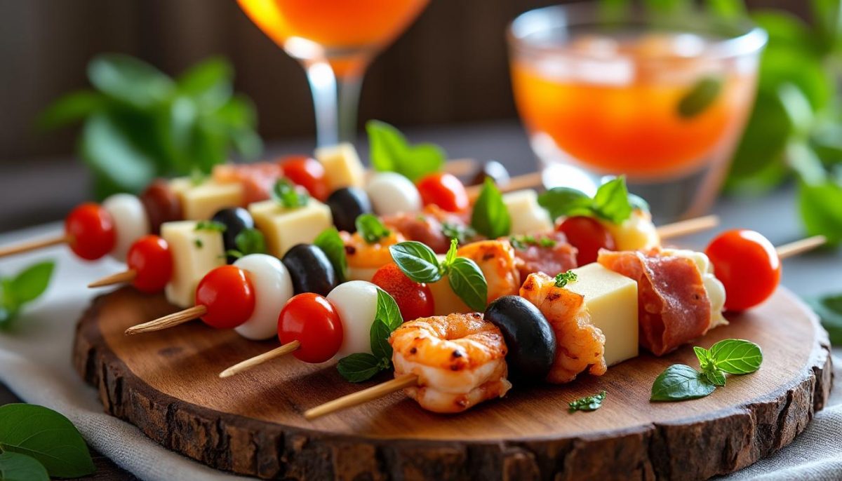 découvrez 7 idées de mini brochettes apéritives originales et savoureuses pour sublimer vos cocktails et épater vos invités lors de vos soirées.