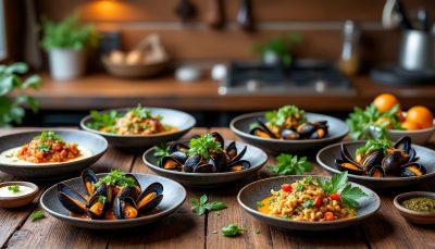 découvrez 7 recettes originales de moules qui sublimeront ce coquillage bien au-delà de la traditionnelle marinière, pour éveiller vos papilles avec des saveurs inédites.