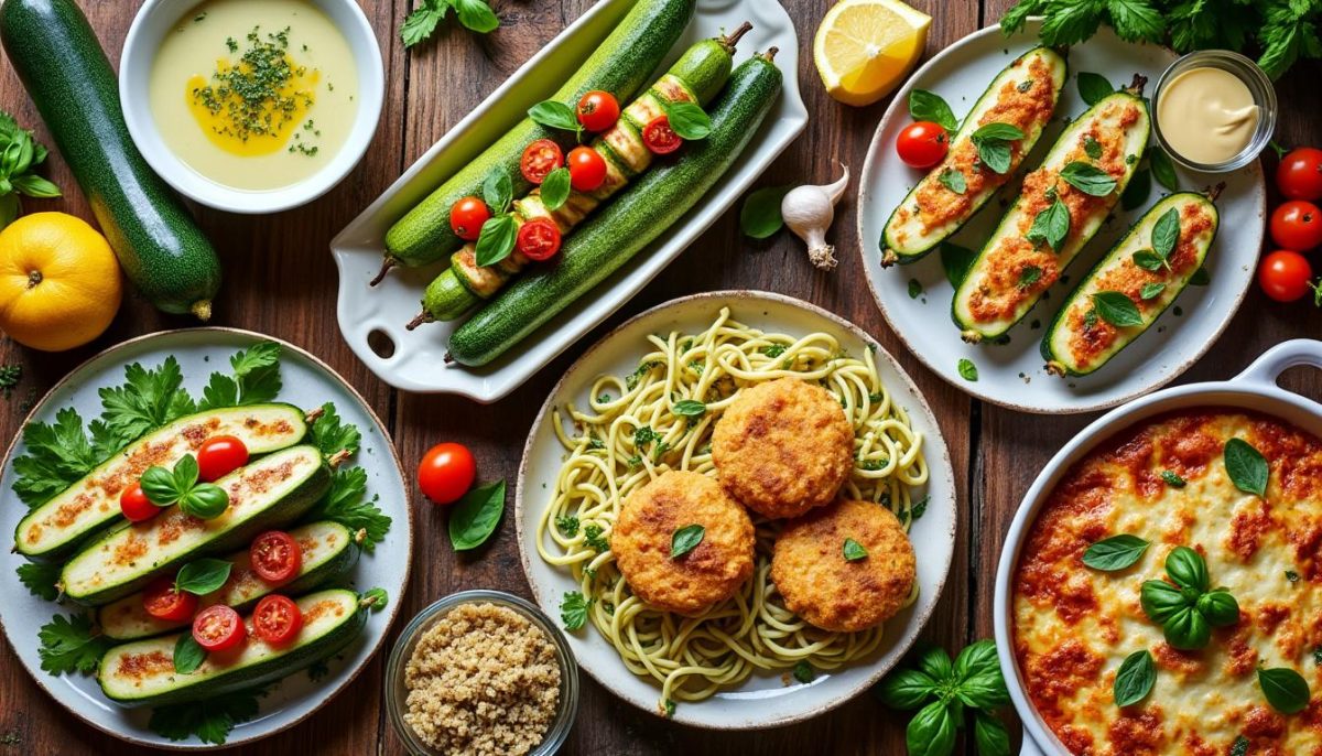 découvrez 7 recettes savoureuses à base de courgette pour profiter pleinement de votre récolte sans jamais vous lasser. idéales, faciles et gourmandes !