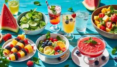 découvrez 7 recettes estivales ultra fraîches, simples et rapides, parfaites pour rester au frais et bien manger pendant la canicule, sans aucun effort.