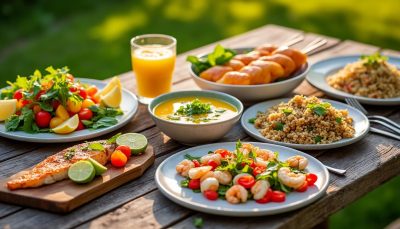 découvrez 7 recettes d'été ultra fraîches pour des plats principaux savoureux et légers, parfaits pour égayer vos soirées chaudes.