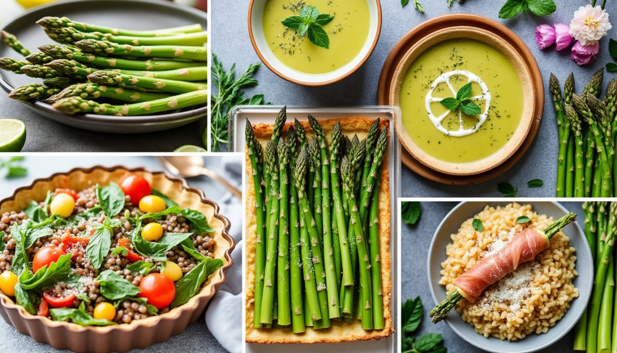 découvrez 7 délicieuses recettes à base d'asperges pour savourer pleinement ce légume de saison éphémère et apporter fraîcheur et saveurs à vos repas.