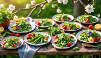 découvrez 7 recettes printanières ultra fraîches pour savourer le retour des beaux jours avec des plats légers et colorés, parfaits pour une saison pleine de saveurs.