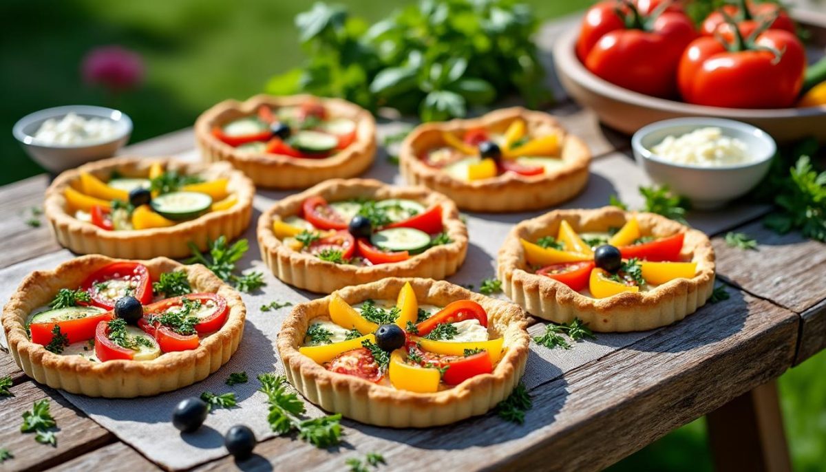 découvrez 7 recettes de tartes salées d'été ultra faciles pour régaler vos invités sans stress en cuisine. rapide, savoureux et parfait pour les repas estivaux.