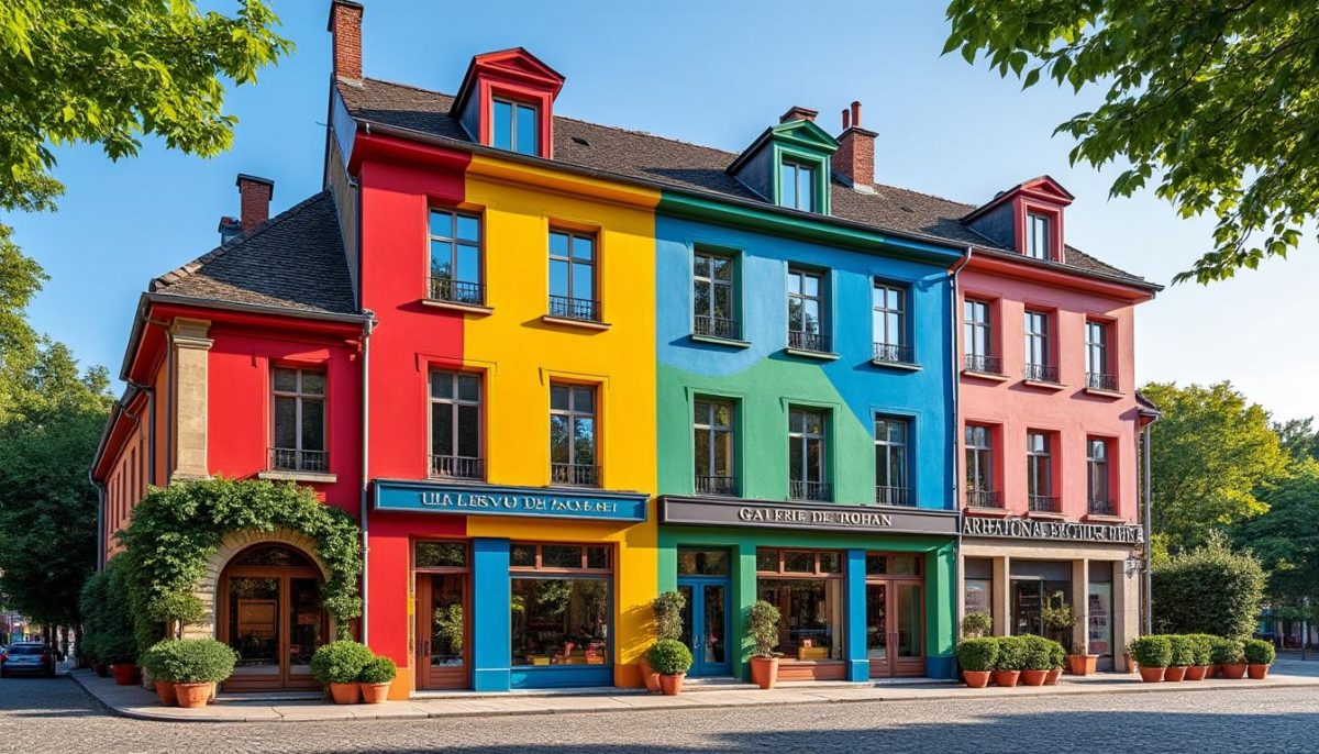 découvrez la galerie de rohan à landerneau, qui s'illumine avec une nouvelle palette éclatante, mêlant art et couleurs vibrantes pour une expérience visuelle unique.