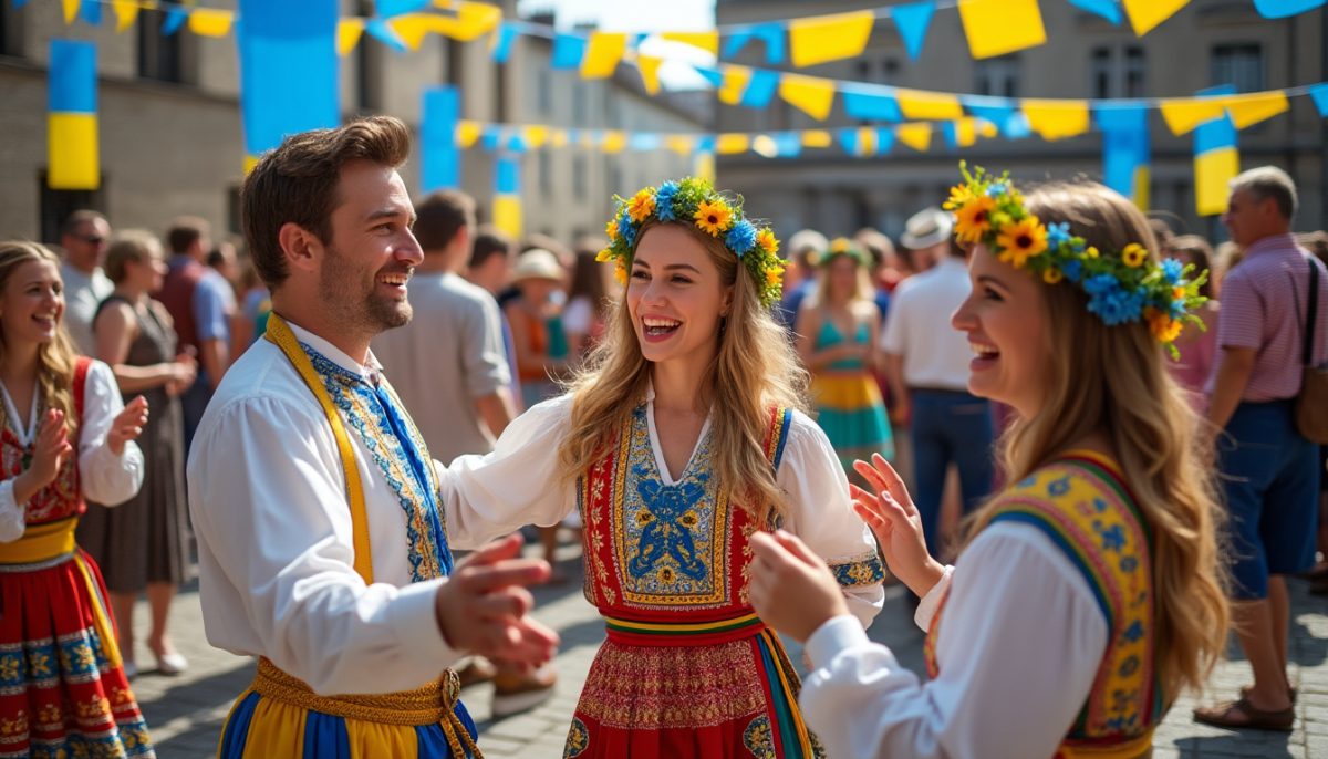 découvrez comment les ukrainiens de chartres célèbrent fièrement leur culture et leur identité à travers des traditions allant bien au-delà du simple vêtement traditionnel.