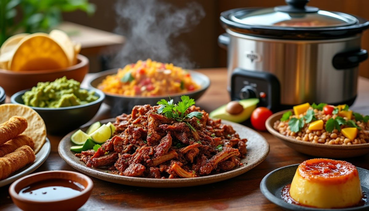 découvrez comment préparer des carnitas juteuses et savoureuses facilement avec notre recette simple au mijoteuse, parfaite pour un repas gourmand sans effort.