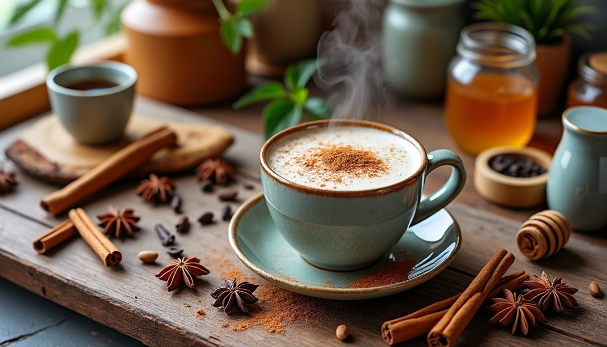 découvrez comment préparer un chai latte maison épicé en seulement 10 minutes et oubliez starbucks pour toujours grâce à cette recette simple et délicieuse.