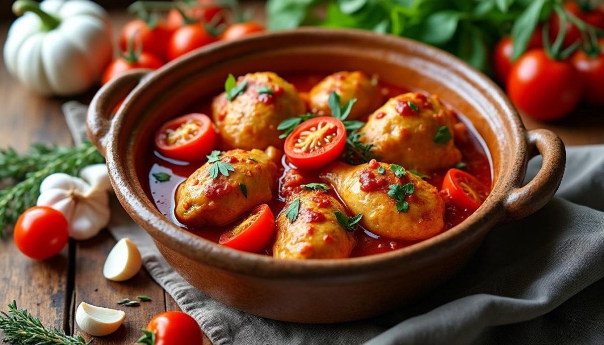 découvrez notre recette authentique de poulet basquaise, un plat savoureux et réconfortant qui deviendra rapidement votre favori à partager en famille.