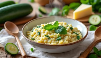 découvrez ce risotto courgette onctueux, parfait pour vos repas d'été. une recette réconfortante, savoureuse et facile à préparer, qui deviendra vite un incontournable de la saison.