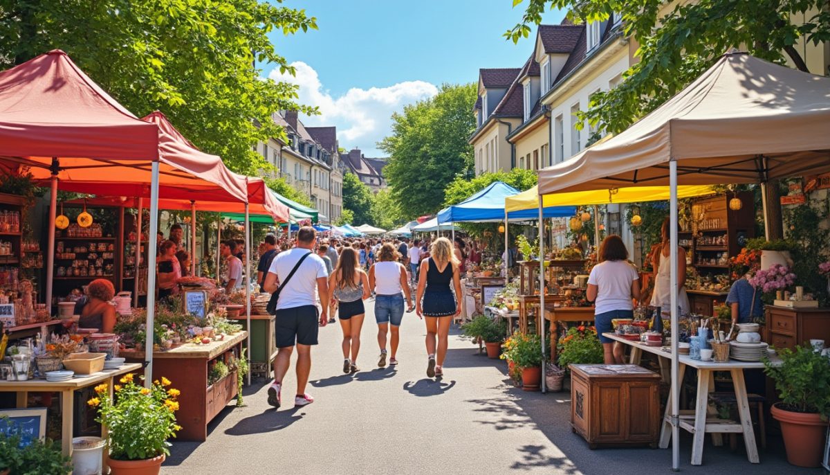 ne manquez pas ce samedi à cesson-sévigné la braderie de quartier accompagnée d'un marché d'objets upcyclés uniques. venez chiner, découvrir et soutenir la démarche écologique locale dans une ambiance conviviale.
