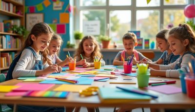 découvrez une activité manuelle parfaite pour la rentrée scolaire qui occupe vos enfants pendant 2 heures pleines, alliant créativité et divertissement.