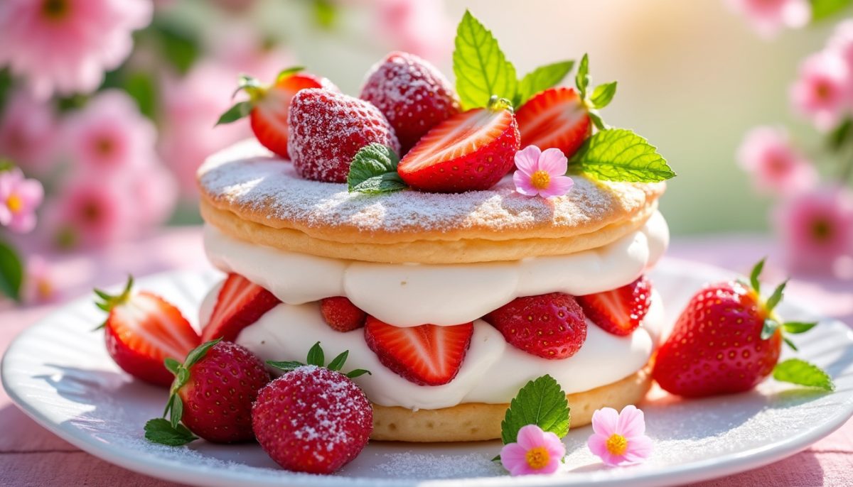 découvrez notre recette légère et fraîche de la charlotte aux fraises aérienne, le dessert idéal pour sublimer vos repas de printemps et impressionner vos invités.