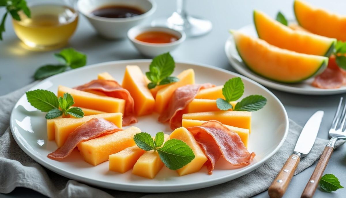découvrez une entrée melon chic et rapide qui impressionnera tous vos invités en seulement 5 minutes. recette facile et élégante pour un apéritif réussi.