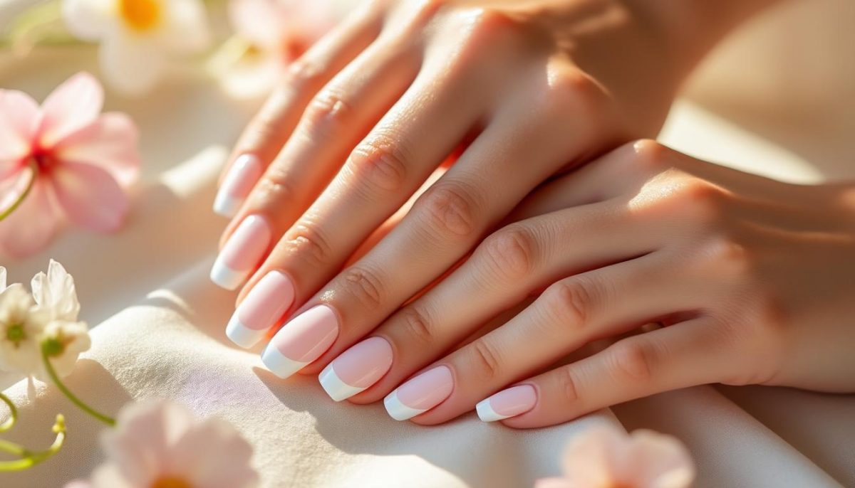 découvrez la french blanche amande chic et tendance, la manucure parfaite pour sublimer vos ongles cet été avec élégance et fraîcheur.