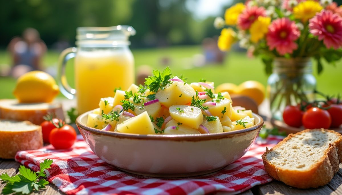 découvrez notre salade pomme de terre authentique, parfaite pour sublimer vos pique-niques cet été avec une touche de fraîcheur et de tradition.