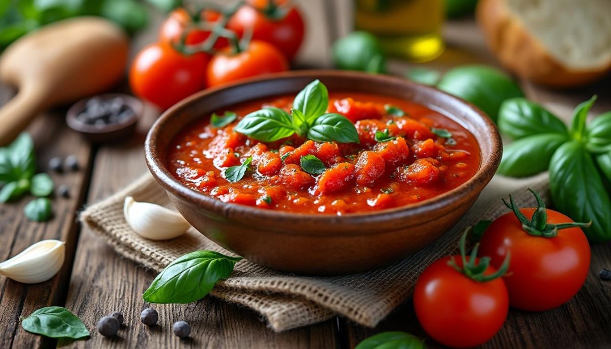 découvrez notre sauce tomate italienne authentique, prête à remplacer toutes vos versions industrielles pour un goût véritablement maison et savoureux.