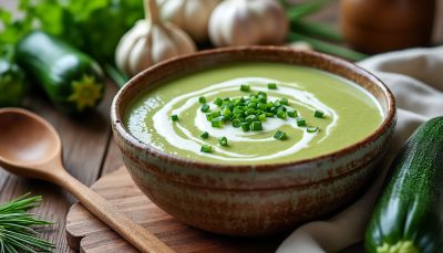 découvrez une recette facile et rapide de soupe courgette onctueuse qui vous aidera à utiliser toute votre récolte en une seule soirée. parfaite pour un repas savoureux et réconfortant !