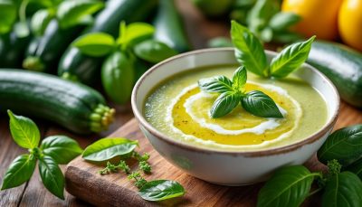 découvrez une recette rafraîchissante de soupe froide à la courgette, idéale pour utiliser toute votre récolte pendant la canicule.
