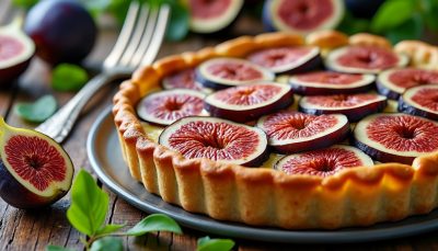 découvrez notre délicieuse tarte aux figues fraîches, un dessert parfait pour clôturer l'été en douceur et ravir vos papilles.