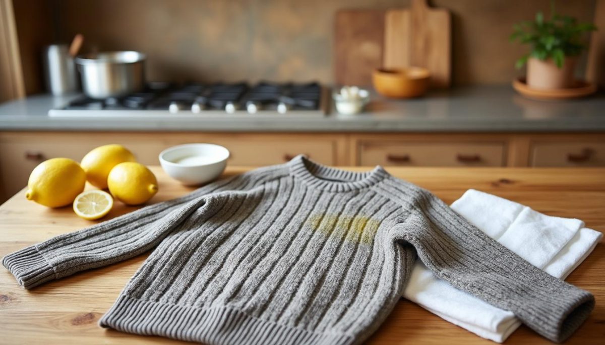 découvrez comment j'ai réparé mon pull préféré après une tache de javel grâce à une astuce de retoucheuse infaillible, simple et efficace pour sauver vos vêtements abîmés.