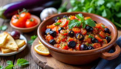 découvrez notre recette traditionnelle de caviar d'aubergine, parfaite pour sublimer tous vos apéros d'été avec des saveurs authentiques et fraîches.
