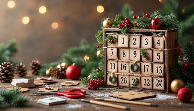 découvrez notre calendrier de l'avent diy incontournable, une tradition annuelle addictive à réaliser soi-même pour patienter joyeusement jusqu'à noël.