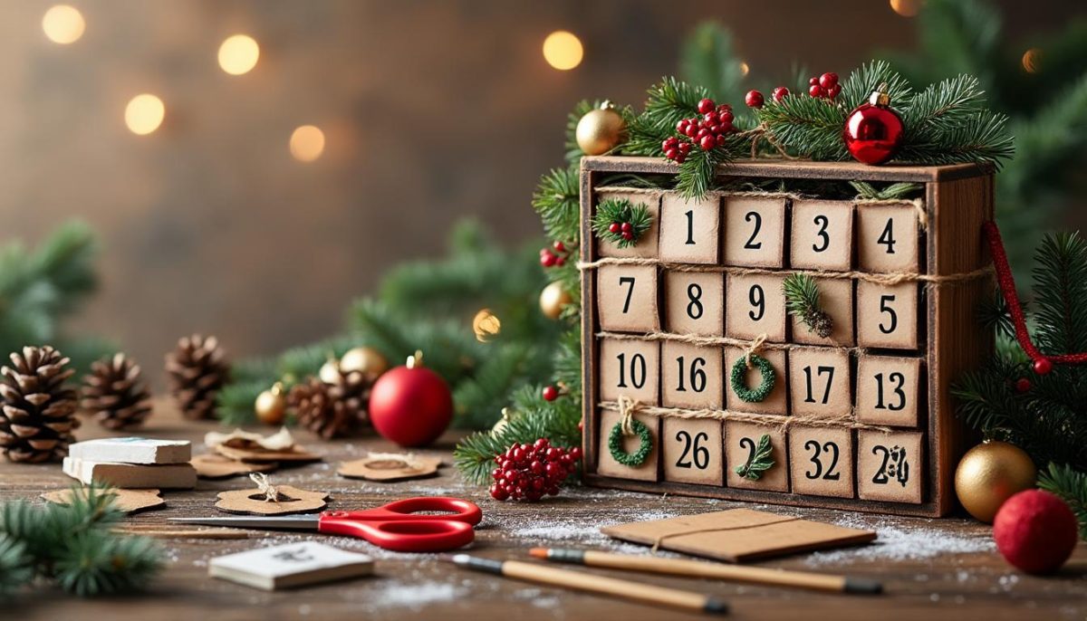 découvrez notre calendrier de l'avent diy incontournable, une tradition annuelle addictive à réaliser soi-même pour patienter joyeusement jusqu'à noël.