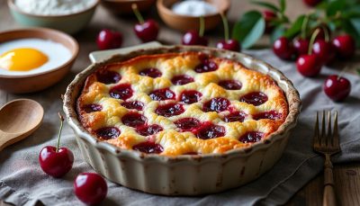 découvrez la recette culte du clafoutis aux cerises de cyril lignac, expliquée pas à pas pour réussir ce dessert traditionnel avec simplicité et gourmandise.
