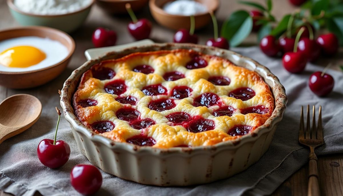 découvrez la recette culte du clafoutis aux cerises de cyril lignac, expliquée pas à pas pour réussir ce dessert traditionnel avec simplicité et gourmandise.
