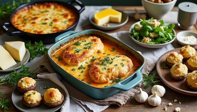 découvrez le dîner de poulet fromagé, une recette délicieuse et facile à réaliser qui ravira toute la famille. un plat savoureux que tout le monde voudra refaire encore et encore!