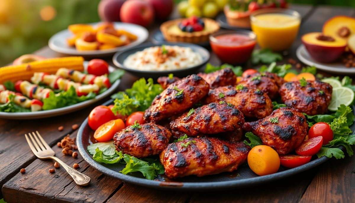 découvrez la recette parfaite du poulet bbq collant, idéale pour une soirée grillade facile et savoureuse. un plat simple à préparer qui ravira tous vos invités !