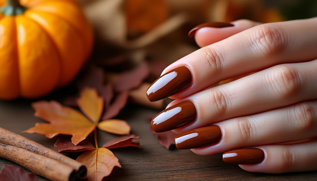 découvrez pourquoi les ongles marron sont la tendance manucure incontournable cet automne en salon, alliant élégance, chaleur et style naturel pour sublimer vos mains.