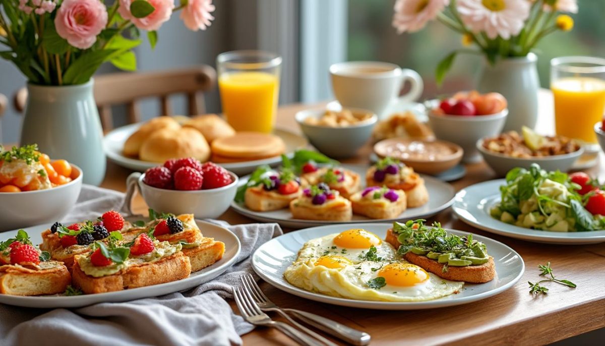 découvrez un brunch savoureux et convivial pour célébrer la fête des mères chez vous. recettes faciles, gourmandes et pleines d'amour pour régaler toutes les mamans.