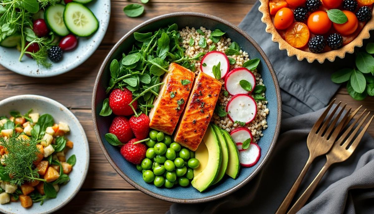 découvrez une recette éclatante et pleine de saveurs pour préparer un bol de saumon délicieux et sain, parfait pour un repas équilibré et gourmand.