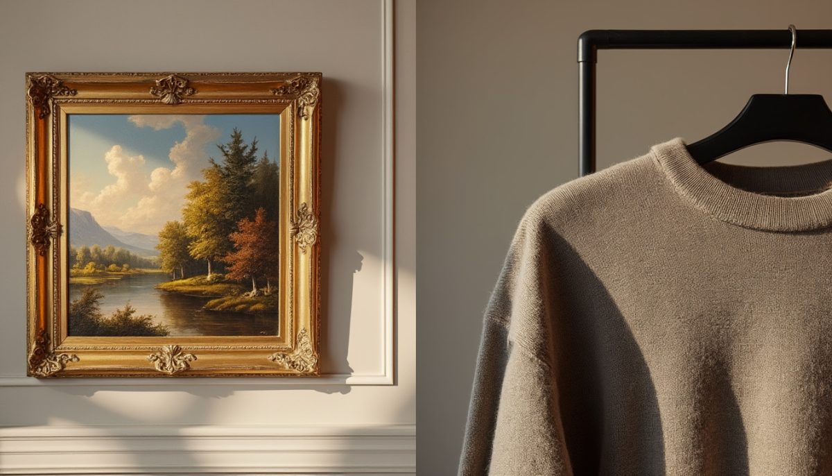 découvrez pourquoi une huile sur toile peut rester accrochée des années alors qu'un vêtement nécessite une rotation tous les trois mois pour prolonger sa durée de vie.
