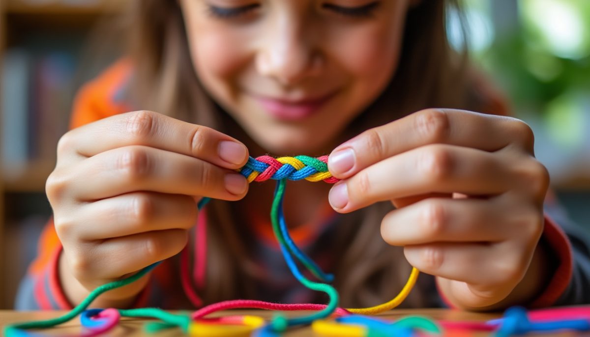 apprenez à réaliser un bracelet brésilien en seulement 30 minutes, même si vous n'avez jamais tressé auparavant, grâce à ce tutoriel simple et rapide.