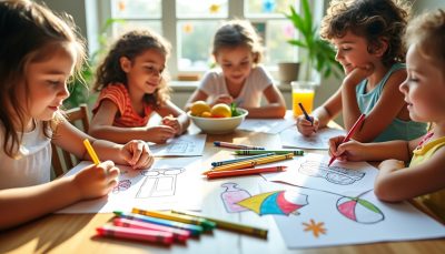 téléchargez et imprimez ce coloriage été pour divertir vos enfants pendant l'heure du goûter, une activité ludique et créative idéale pour petits et grands.