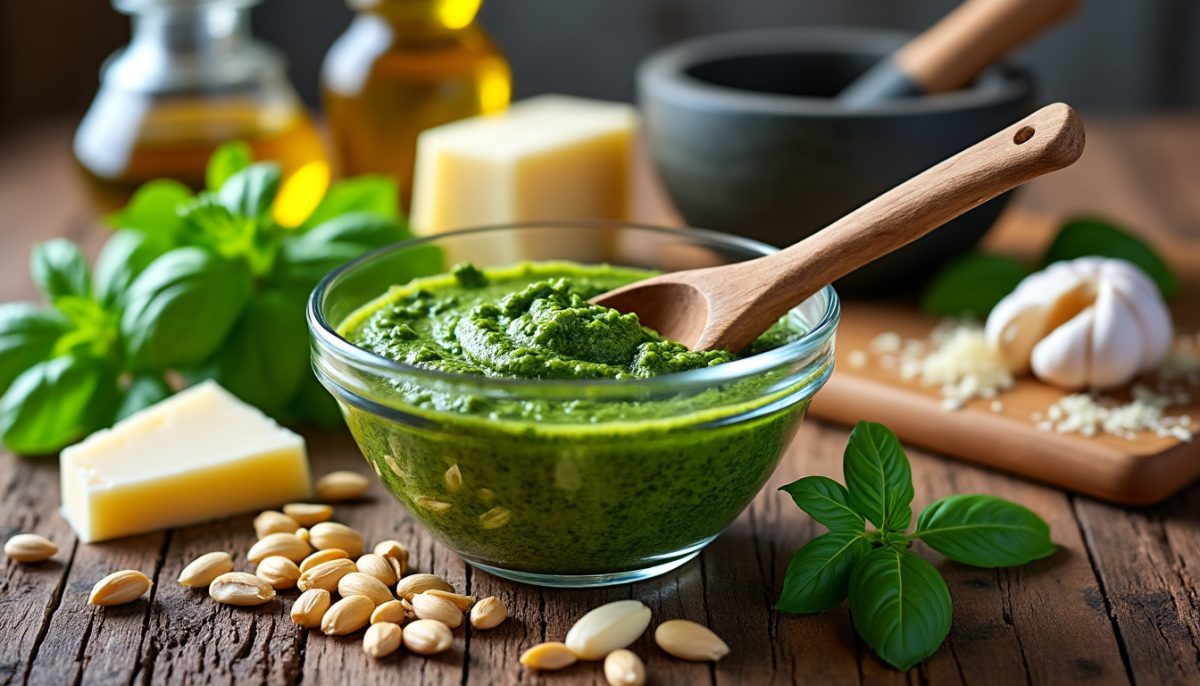 découvrez comment préparer un pesto maison délicieux en seulement 5 minutes, bien meilleur que tous les pestos industriels. recette rapide, fraîche et naturelle pour sublimer vos plats.