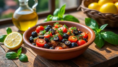 découvrez la caponata sicilienne authentique, un délice traditionnel qui vous transporte directement à palerme à chaque bouchée. recette savoureuse et pleine de caractère pour un véritable voyage culinaire.