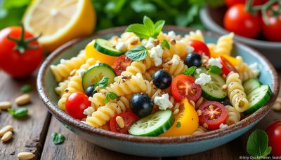 découvrez cette salade de pâtes froide rapide et savoureuse, idéale pour vos pique-niques d'été. préparez un repas frais en seulement 15 minutes et profitez pleinement du soleil !