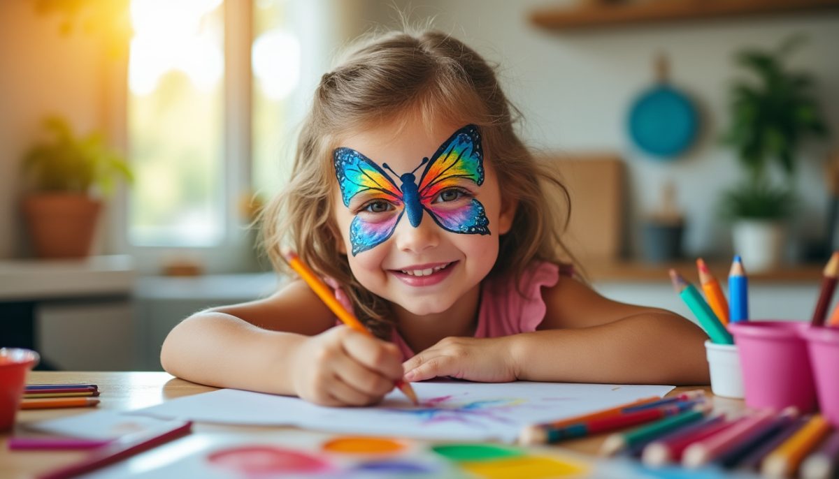 découvrez comment réaliser un maquillage enfant papillon facilement, sans être maquilleuse professionnelle ni avoir besoin de matériel spécialisé.